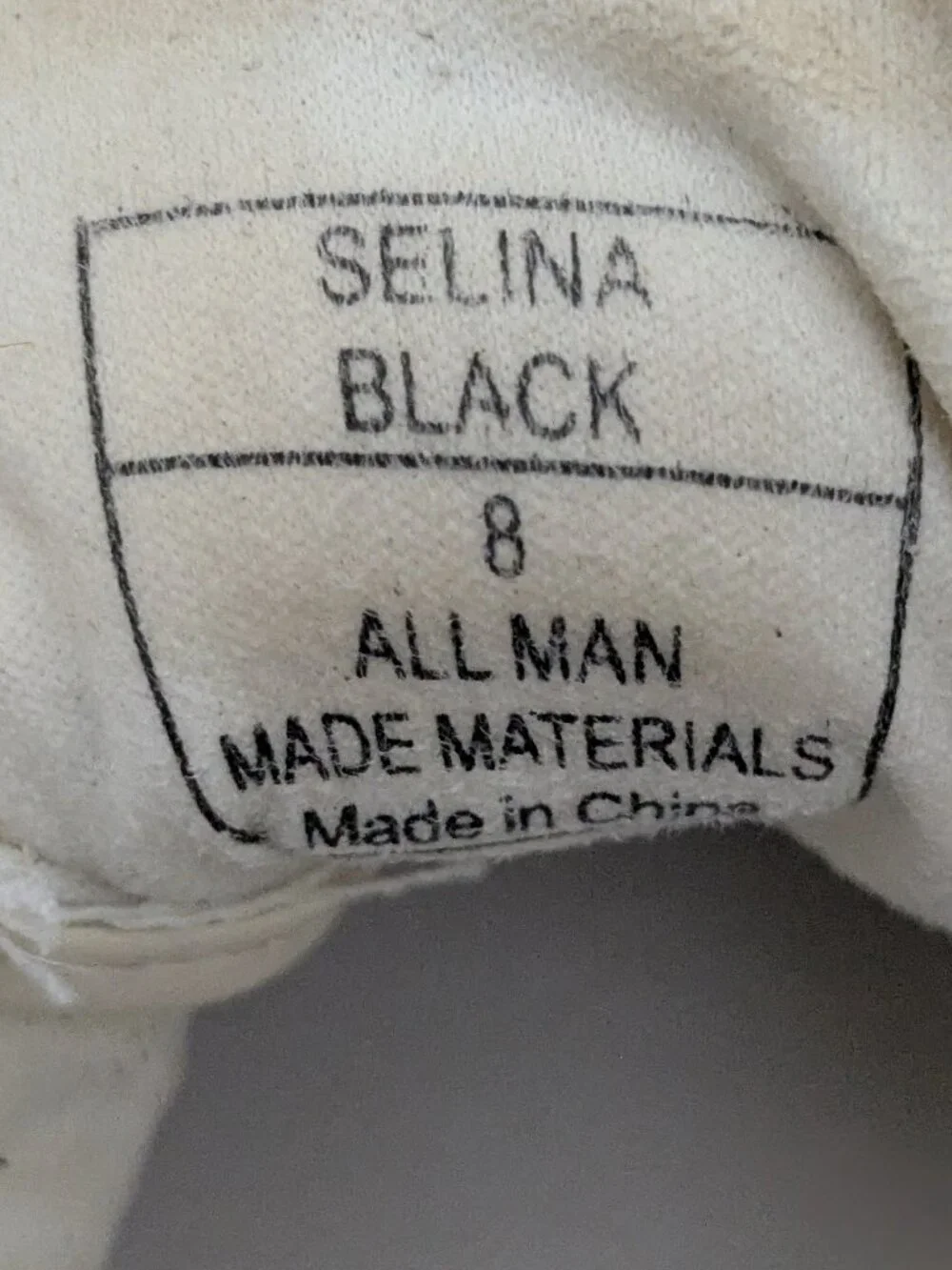 SHUSHOP SELINA Everyday Crochet Wedge Women's Sneaker Black Size 8